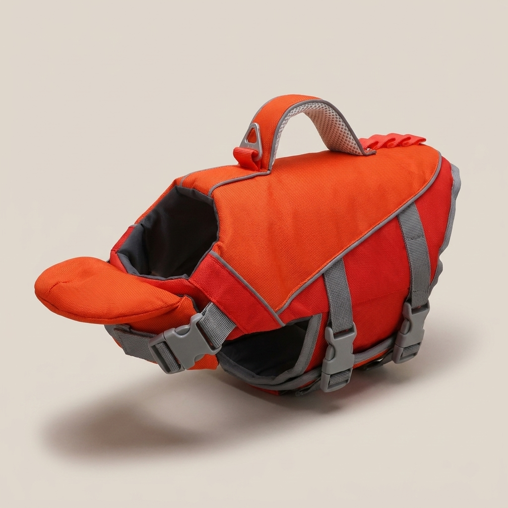 PupFloaty vest — Rescue Orange